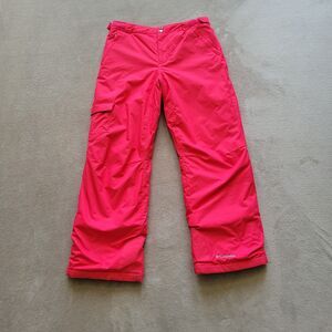 Columbia Omni Heat Womens Insulated Ski Pants Pink Sz Large